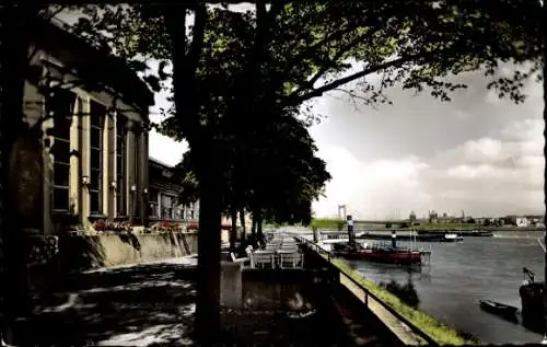 Ak Homberg am Rhein Duisburg im Ruhrgebiet, Promenade, Teilansicht