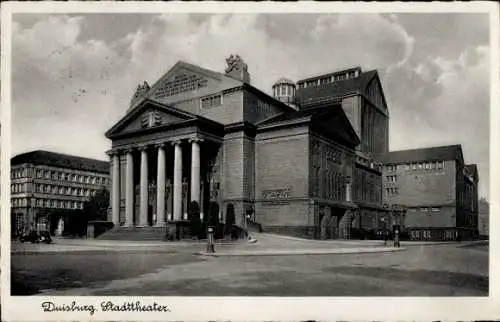 Ak Duisburg im Ruhrgebiet, Stadttheater