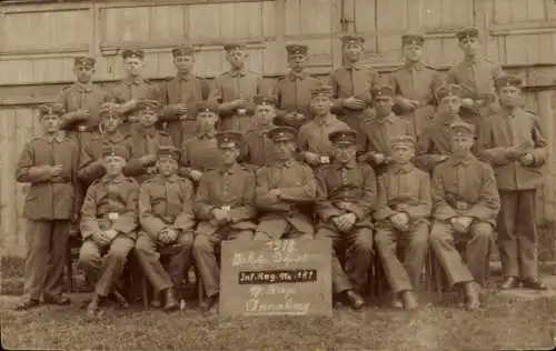 Ak Annaberg Buchholz Erzgebirge, Gruppenbild, Soldaten