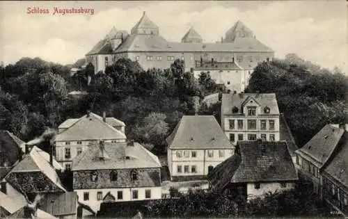 Ak Augustusburg im Erzgebirge, Schloss Augustusburg