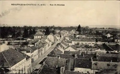 Ak Neauphle le Château Yvelines, Rue St-Nicolas