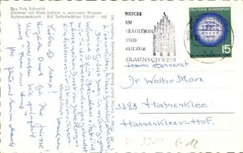 Ak Wendhausen Lehre in Niedersachsen, Hotel und Raststätte Fasanenhof