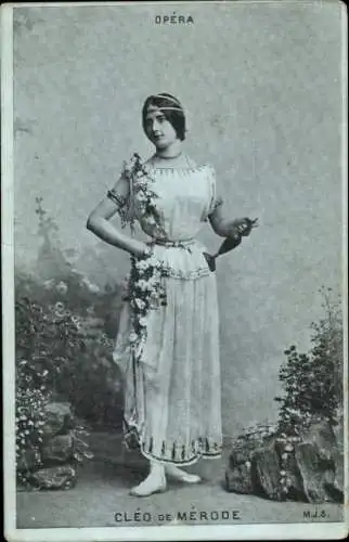 Ak Tänzerin Cléo de Mérode, Ballerina