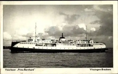 Ak Fährschiff Prins Bernard auf der Strecke Vlissingen Breskens