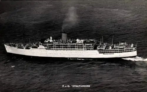 Ak Steamer Strathmore, Dampfschiff, P&O