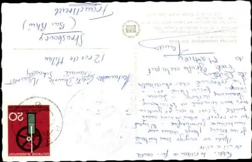 Ak Gersfeld in der Rhön Hessen, Wasserkuppe, Segelflugzeug