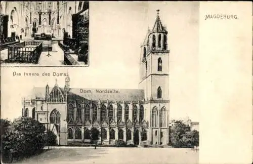 Foto Magdeburg an der Elbe, Der Dom, Nordseite