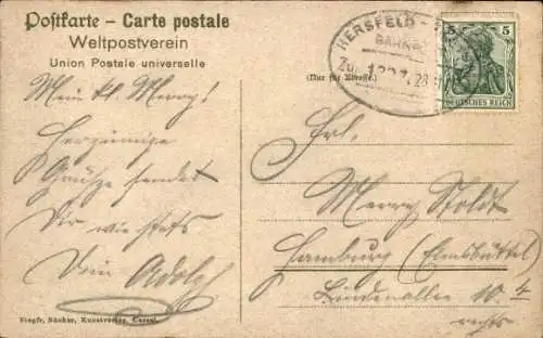 Ak Kinder in hessischen Volkstrachten