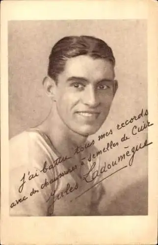 Ak Leichtathlet Jules Ladoumegue, Portrait