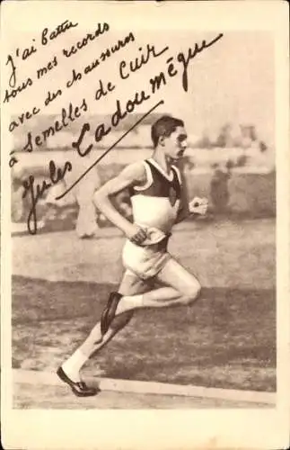 Ak Jules Ladoumègue, Leichtathlet, Läufer