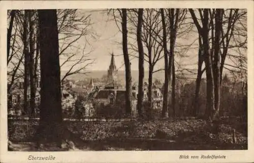 Ak Eberswalde in der Mark, Blick vom Rudolfsplatz