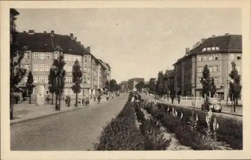 Ak Eberswalde im Kreis Barnim, Ernst Thälmann Straße