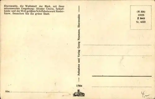 Ak Eberswalde in der Mark, Hauptbahnhof