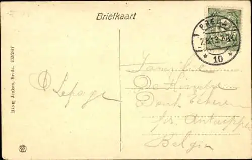 Ak Breda Nordbrabant Niederlande, Haagdijk