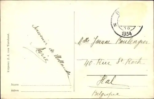 Ak Breda Nordbrabant Niederlande, Haagdijk