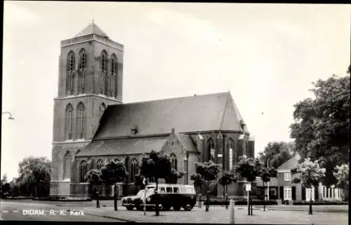 Ak Didam Montferland Gelderland Niederlande, Kirche, Autobus