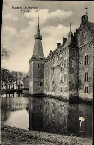 Ak Doorwerth Gelderland, Kasteel  Zijkant