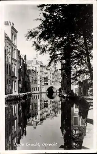 Ak Utrecht Niederlande, Oude Gracht