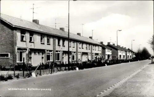 Ak Middelharnis Südholland, Rottenburgseweg