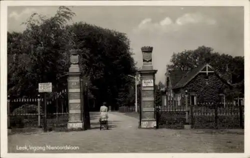 Ak Leek Groningen Niederlande, Nienoordslaan