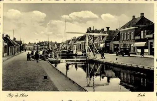 Ak Leek Groningen Niederlande, Sluis