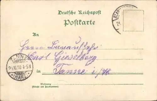 Litho Berlin Mitte, Reichspostamt, Altes Potsdamer Tor