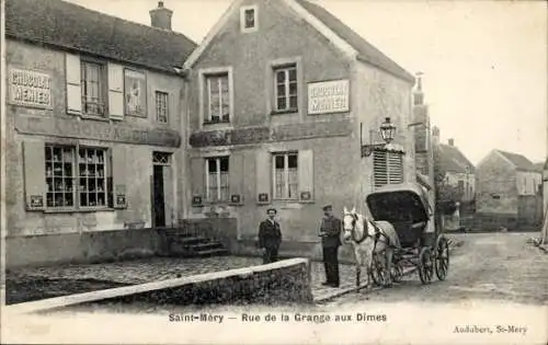 CPA Saint Méry Seine et Marne, Rue de la Grange aux Dimes