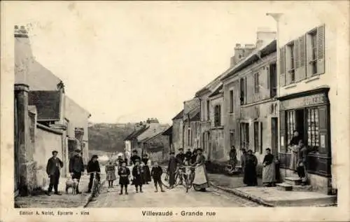 CPA Villevaudé Bordeaux Seine-et-Marne, Grande Rue