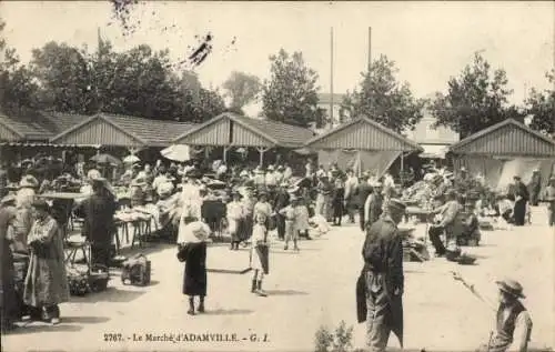 CPA Adamville Val de Marne, Marché