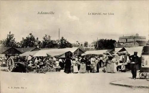 CPA Adamville Val de Marne, Marche, Rue Leon