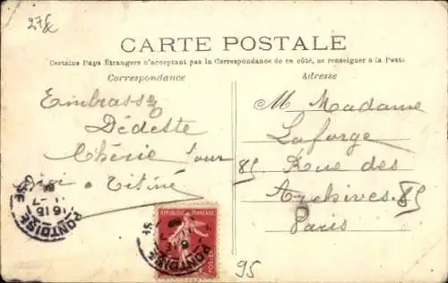 Ak Mesnil-Carrieres, Pause bei der Weinlese