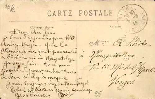 CPA Bezons Val d'Oise, Tabac du Pont