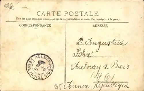 CPA Villiers le Bel Val d'Oise, Grand Rue d'Aval