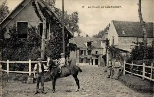 Ak Luzarches Val d’Oise, Moulin