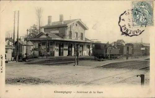 Ak Champigny sur Marne Val de Marne, Gare