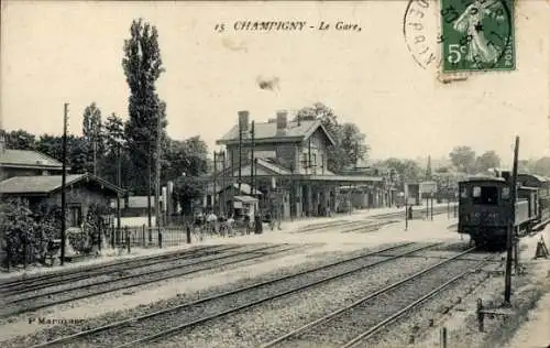 Ak Champigny-Marne, La Gare