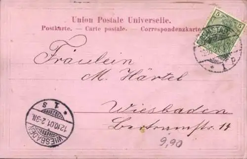 Passepartout Ak Darmstadt Hessen, Städtischer Saalbau