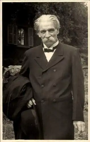 Foto Ak Arzt, Theologe Albert Schweitzer, Portrait