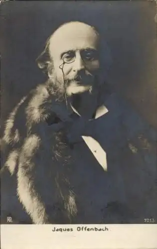 Ak Komponist Jacques Offenbach, Portrait