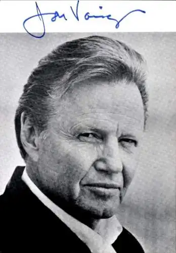 Foto Schauspieler Jon Voight, Autogramm