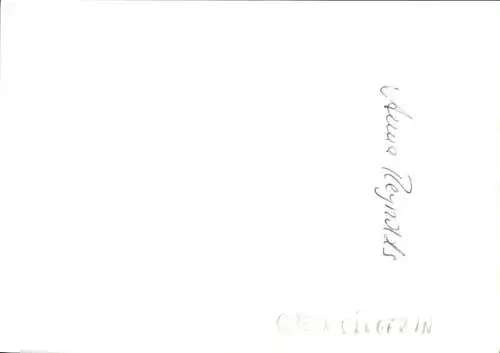 Foto Opernsängerin Anna Reynolds, Autogramm