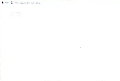 Foto Jurist Hans Kindermann, Autogramm