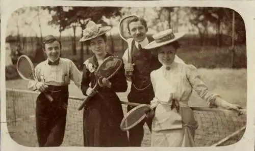 Foto Ak Tennisspieler, Gruppenbild