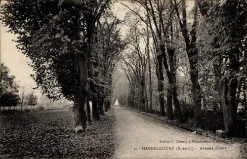 Ak Hanneucourt Gargenville Yvelines, Avenue Thiers