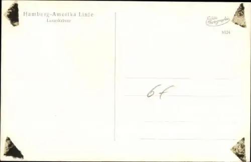 Ak Dampfschiff der Hamburg Amerika Linie, HAPAG, Innenansicht, Luxuskabine