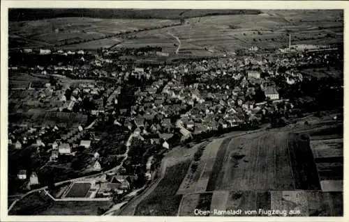 Ak Ober Ramstadt im Odenwald Hessen, Fliegeraufnahme