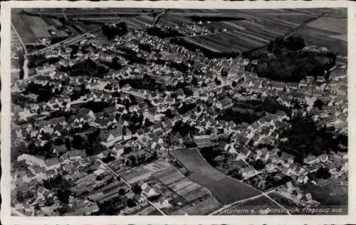 Ak Laupheim in Oberschwaben, Fliegeraufnahme