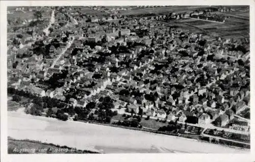 Ak Augsburg in Schwaben, Fliegeraufnahme