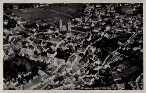 Ak Moosburg an der Isar Oberbayern, Fliegeraufnahme