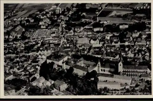 Ak Freising in Oberbayern, Fliegeraufnahme